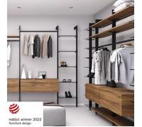 Emuca Lot de 2 cadres Zero avec quincaillerie et profilés pour montage au sol et au mur avec niveleur rectangulaire, Aluminium et