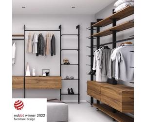 Emuca Lot de 2 cadres Zero avec quincaillerie et profilés pour montage au sol et au mur avec niveleur rectangulaire, Aluminium et