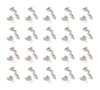 Emuca Charnières cupule Ø35mm 100° Pack 20, fermeture douce pour portes qui se touchent, avec boîtier