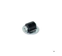 Emuca Lot de 20 roulettes auxiliaires de meuble, pour couvercle pivotant, diamètre 13mm, Acier et Plastique