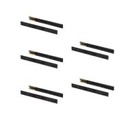 5 paires de coulisses à billes noires 300 mm - sortie totale - 35 kg EMUCA