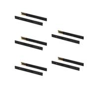 Emuca Lot de 5 jeux de Coulisses pour tiroirs roulement à billes hauteur 45mm profondeur 350mm sortie totale fermeture