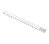 Emuca Luminaire LED Kaus rechargeable par usb avec détecteur de mouvement, L 400 mm, Anodisé mat, Plastique et Aluminium Anodisé mat G