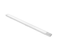 Emuca - Luminaire LED Kaus rechargeable par usb avec détecteur de mouvement, L 600 mm, Anodisé mat, Plastique et Aluminium, 1 u