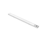 Emuca - Luminaire LED Kaus rechargeable par usb avec switch, L 400 mm, Anodisé mat, Plastique et Aluminium