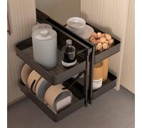 Emuca Meuble d'angle articulé Harmony, Gris anthracite