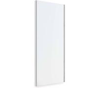 Emuca - Miroir extractible pour armoire, intérieur réglable 340 x 1000 mm, gris métallisé