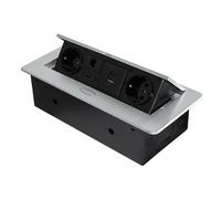 Emuca Multiconnecteur Atom 26 A+C pour bureau (Disponible en 2 couleurs)