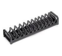 Emuca Support de plaque pour tiroir 120 x 470 mm Gris anthracite Aluminium et plastique