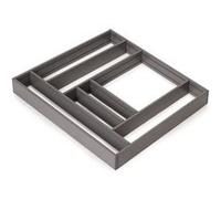 Organisateur de tiroirs Alumount 600x500, Aluminium, Gris antracite