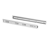 Emuca - Paire de coulisses à billes pour tiroirs à sortie totale 45 mm Longueur 30 cm Argent G