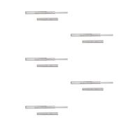 Emuca - Paire de coulisses/glissières à billes sortie totale 45 x 350 mm pour tiroir, Lot de 5