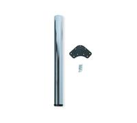 Emuca - Pied de table réglable Ø60x870mm, set de 1 pied de table en acier, réglage en hauteur 870-890mm, acier, chromé