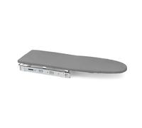 Emuca - Planche à repasser pliable pour meubles, système amorti, 890 x 300 mm, gris, acier et bois
