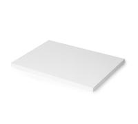 Emuca Plateau blanc pour table à manger, bureau ou étagère 1150 x 750 mm
