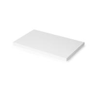 Emuca Plateaux de table, 900x500, Peint en blanc, Bois