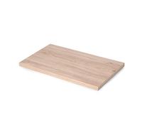 Emuca - Plateaux de Table pour Table à Manger, Cuisine ou Bureau, Plateau de Table rectangulaire 900x500mm, Finition chêne, Bois