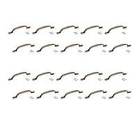 Emuca Poignées pour meubles Nairobi entraxe 96 mm Zamak finition bronze Lot de 20