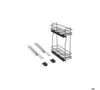 Porte-bouteilles latéral extractible TitaneMax Gris anthracite G