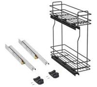 Emuca - Porte-bouteilles latéral extractible TitaneMax Gris anthracite G