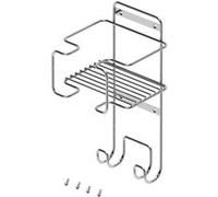 Emuca Porte-fer et planche à repasser – Acier chromé