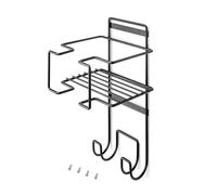 Emuca - Porte-fer et planche à repasser, Acier, Gris anthracite