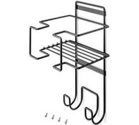 Emuca Porte-fer et planche à repasser – Acier – Gris anthracite