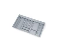 Emuca Range-couverts Optima pour tiroir universel, module 900mm, Plastique, Gris