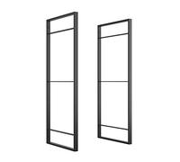 Emuca Structure pour étagère Lader – pour créer une bibliothèque à 3 étagères – Noir G