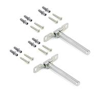 Emuca - Support Invisible pour étagère en Bois Mirage, Zingué, Acier, 20 u