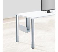 Emuca Support pour unité centrale, Acier, Peint aluminium