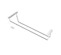 Emuca Porte-verres Supra pour meubles – 340 mm, acier chromé, Gris G