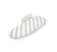 Table à repasser murale pliante Iron Wall, pivotante 180º, en acier et en bois, Blanc