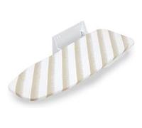 Emuca Table à repasser murale pliante Iron Wall, pivotante 180º, en acier et en bois, Blanc Peint en blanc G