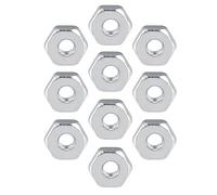 EMUKOEP 10 Morceaux de Couvercle de Roue de Chaîne de Rail de Guide, écrous Hexagone de 8 Mm, Accessoires de Remplacement, Adaptés à la Tronçonneuse en Acier