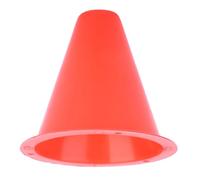 EMUKOEP 10 Pièces Cônes D'entraînement de Football et Disques de Marquage, Ensemble de Marqueurs D'entraînement de Football, Cône de Football de qualité Supérieure pour Les Exercices, (Rouge)