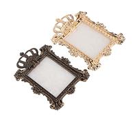 EMUKOEP 2 Pièces Palettes de Couleurs Mixtes de Peinture D'Art D'Ongle, Palette de Couleurs Mixtes de Résine Multifonctionnelle Rétro Nail Art pour les Accessoires de Prise de Vue D'Œuvres D'Art