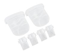EMUKOEP 4 Vannes à Bec de Canard et 2 Accessoires de Remplacement de Diaphragme en Silicone pour Pompe D'allaitement S32 avec Aspiration Optimale, Joint Solide, Conception Anti-fu