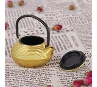 EMUKOEP 50 Ml de Mini Théière en Fonte avec un Fond Plat, Théière, Boîtes à thé avec Poignée