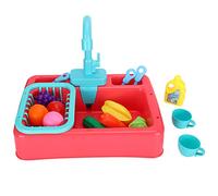EMUKOEP Baignoire de Douche pour Oiseaux de Compagnie, avec Jouet pour Perroquet, Système de Bain Automatique, Bleu, 13,6 X 9,8 X 11,0 Pouces, Installation/nettoyage Facile, Batterie 700 MAh, (Rose)