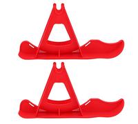 EMUKOEP Balance Balance Balance Skiing Skiing, Winter Ski Board avec Pied de Stationnement de Support Stand à Basse Température Ski Durable pour Les Activités d'hiver des Enfants (Rouge)