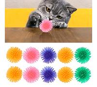 EMUKOEP Balle Colorée et Durable pour Chat, Jouet pour Animaux de Compagnie, Léger, Portable, Broie Les Pattes, évacue Les émotions pour Les Amoureux des Chats