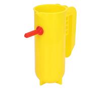 EMUKOEP Biberon pour lait d'agneau, graduation de 800 ml, biberon de lait quantitatif précis pour chèvres et veaux, avec poignée (jaune)