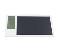 EMUKOEP Bloc-Notes électronique, Tableau D'écriture LCD avec Calendrier Numérique, Bloc-Notes Compact pour Notes et Dessins, Tablette D'écriture écologique et Réutilisable pour la Maison (Blanche)