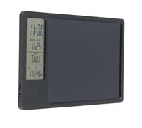 EMUKOEP Bloc-Notes électronique, Tableau D'écriture LCD avec Calendrier Numérique, Bloc-Notes Compact pour Notes et Dessins, Tablette D'écriture écologique et Réutilisable pour la Maison (Noire)