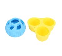 EMUKOEP Boule Distributrice de Friandises pour Chien, Jouet | Silicone de qualité Alimentaire, Fond élargi pour Moins de Glissement, Détachable pour un Nettoyage Facile, Moule à