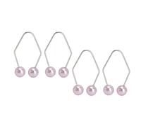 EMUKOEP Boules de Fabrication de Fossettes Efficaces, Entraînement des Muscles du Visage pour un Sourire Parfait, ABS en Acier Inoxydable, 2 X Paires (Violette)