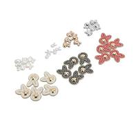 EMUKOEP Breloques Lapin en Forme D'animal de Dessin animé, 35 Pièces, Grand Lapin Mignon, Fabrication de Bijoux, Fournitures Artisanales à Fond Plat