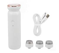 EMUKOEP Broyeur de Pieds électrique Portable avec Contrôle à 5 Vitesses pour L'élimination des Callosités de la Peau Morte (Blanche)