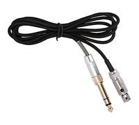 EMUKOEP Câble 6.35mm/3.5mm vers Mini XLR, Cordon Aux Durable pour K240, Plug and Play pour Utilisation en Studio, Fil tressé 3,9 Pieds